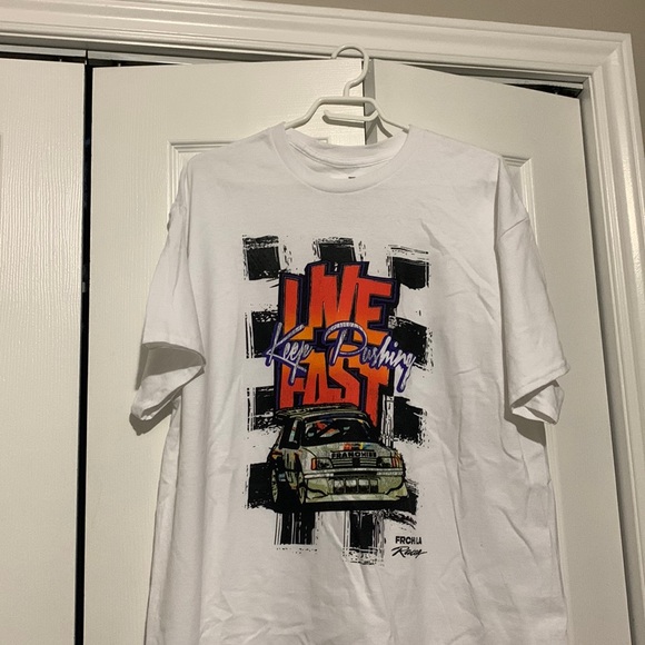 Franchise LA White Race-car Tee size xl - Picture 1 of 1